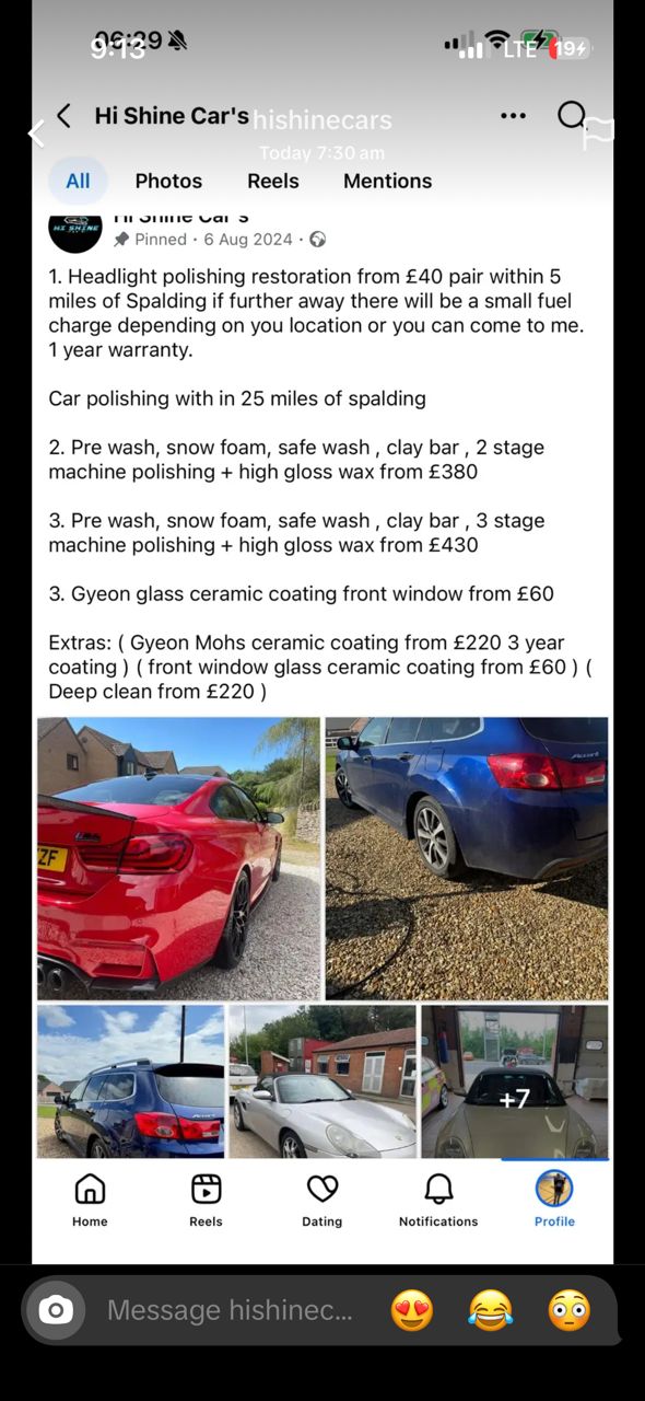 Oxidized headlight before restoration