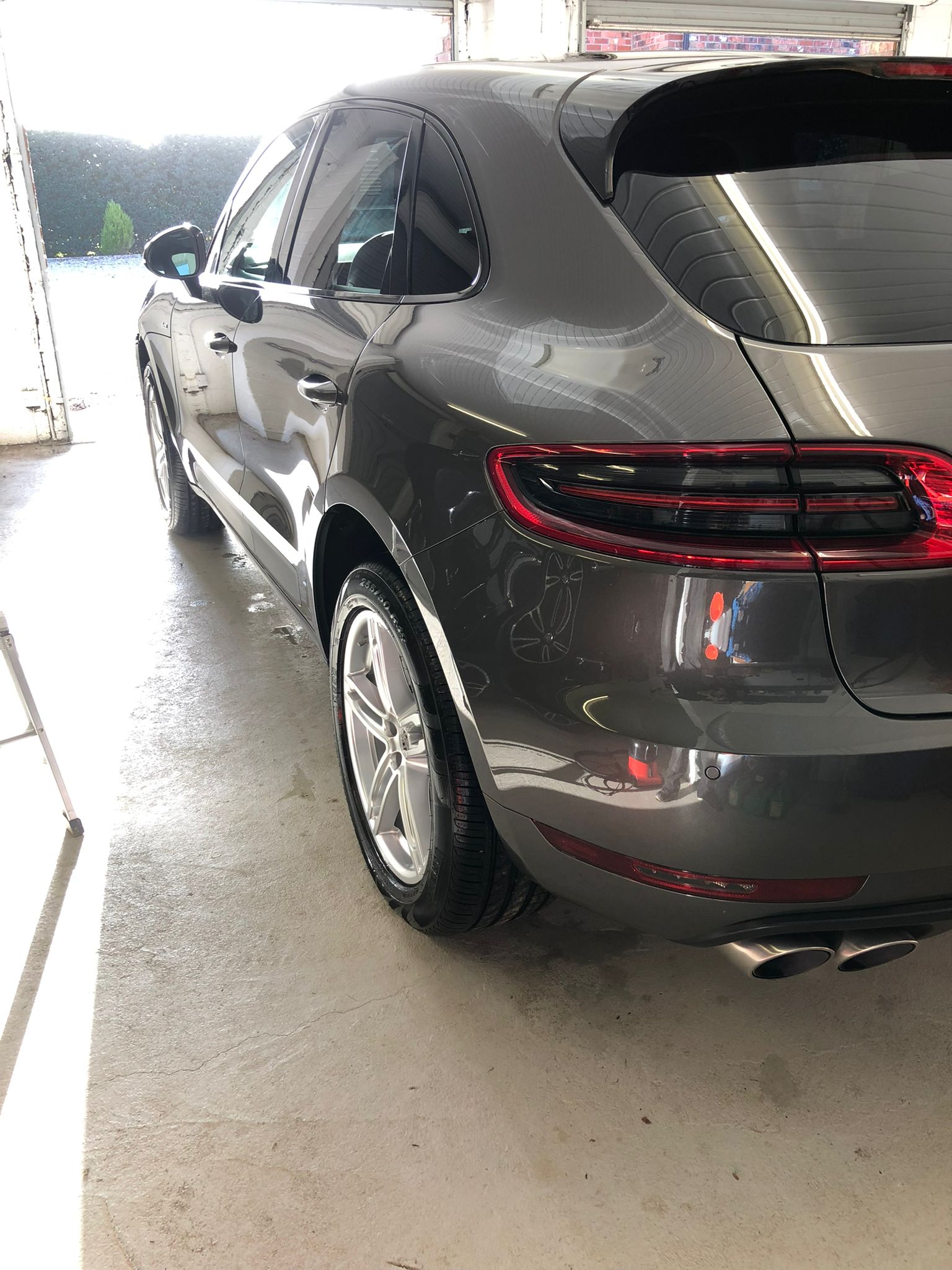 Cinematic luxury car finish