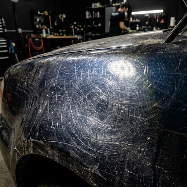 Swirl marks and clear coat defects